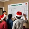 Jumbo Thanksgiving Christmas 31.5x20in Wall Game Holiday Fun Family Activity for Christmas Word Scavenger Puzzle Decor