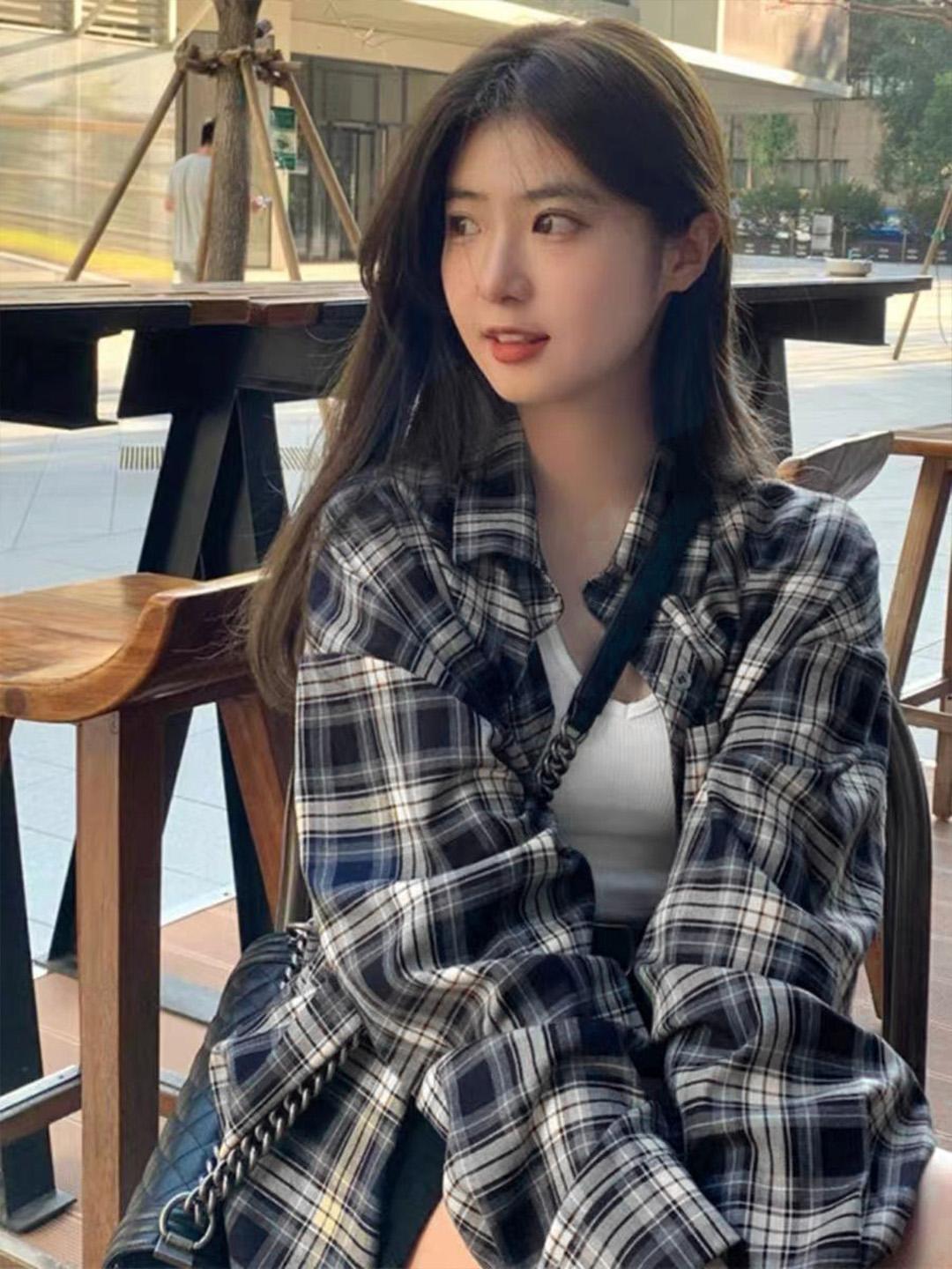 

Женская модная кружевная рубашка с длинным рукавом и V-образным вырезом, круглым вырезом, кружевом и пуговицами XL тёмно-синий