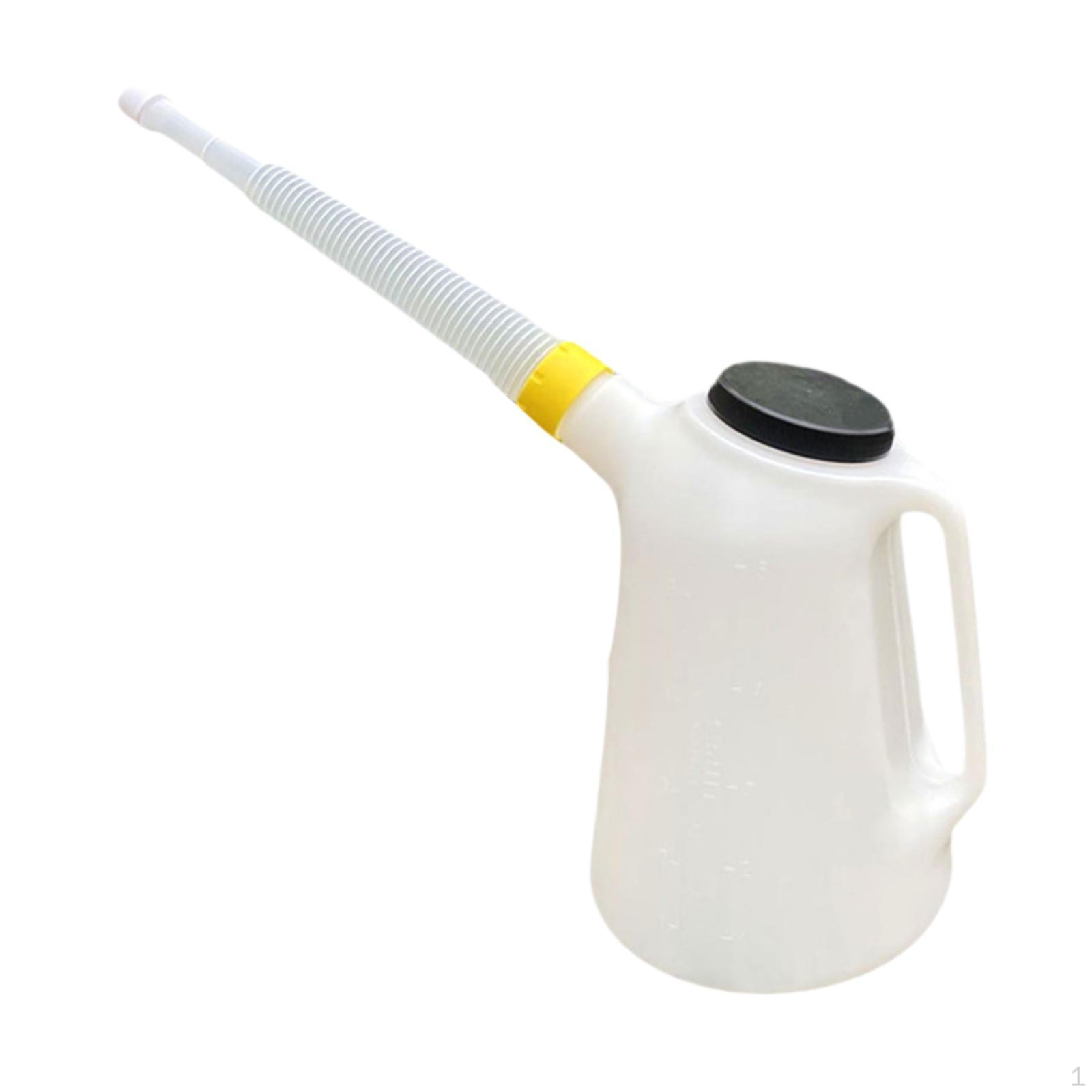 

Масломерный кувшин с мерной шкалой для наливания Универсальный Прочный Пыленепроницаемый С крышкой Гибкая воронка