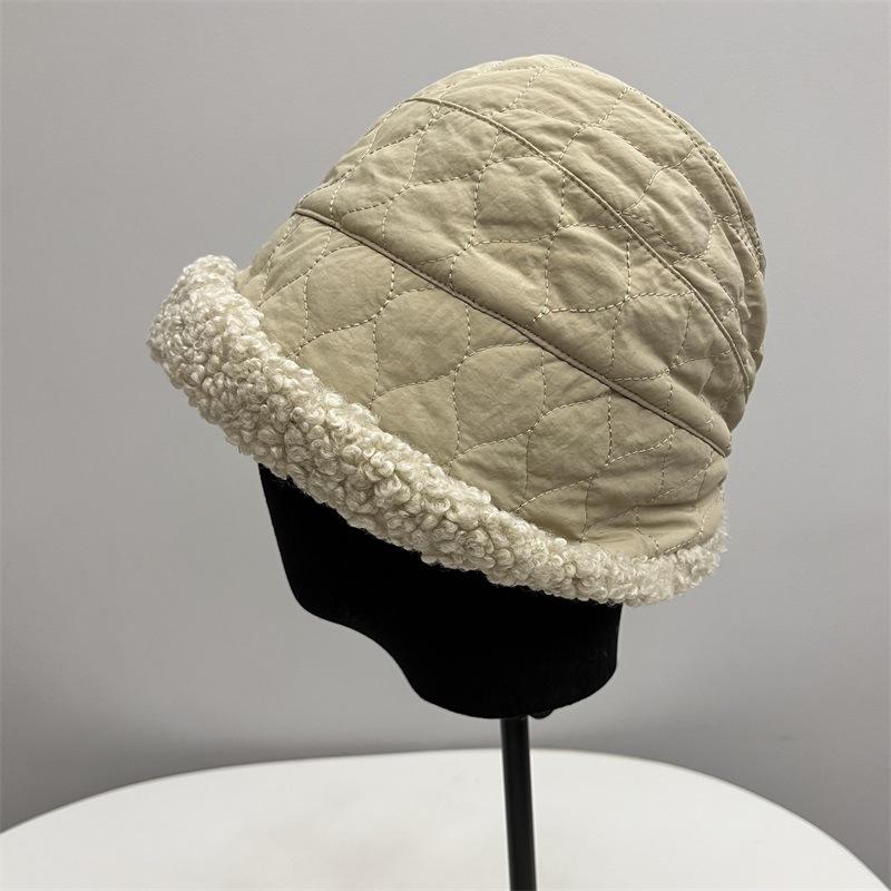 Personalized Lamb Wool Flanged Fleece Headgear Women's Autumn and Winter New Warm Ear Protection Mongolian Hat Pullover Hat