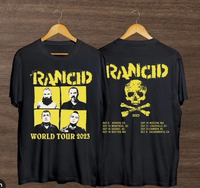 Rancid Radio Music Tour Black Unisex TShirt S