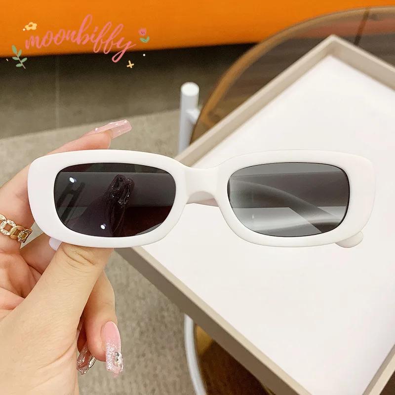 New Trend Children's Fashion Sunglasses Travel Summer Beach Outdoor UV400 Shades Retro Baby Girl Boy Small Rectangular Eyewear