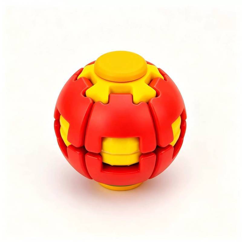 Plastic Puzzle Ball For Stress Relief And Focus Improvement In Office