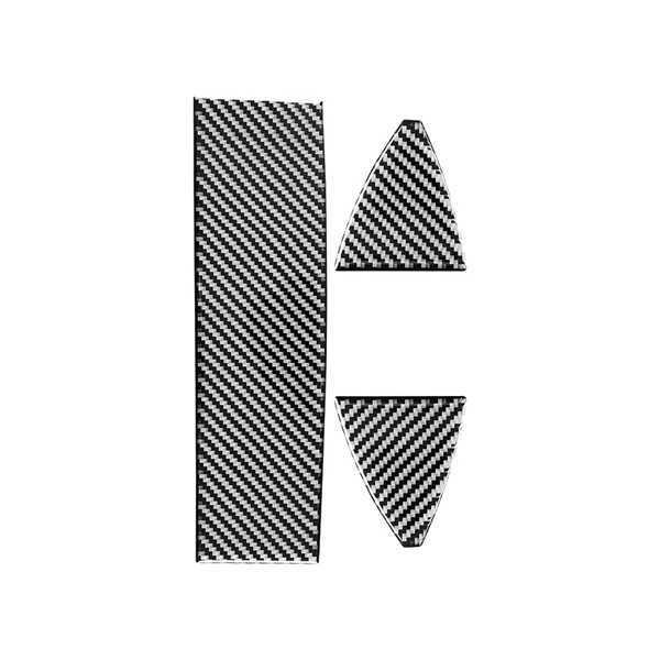 

Carbon Fiber Pattern Dashboard Stickers for BMW - Car Interior Accessories None