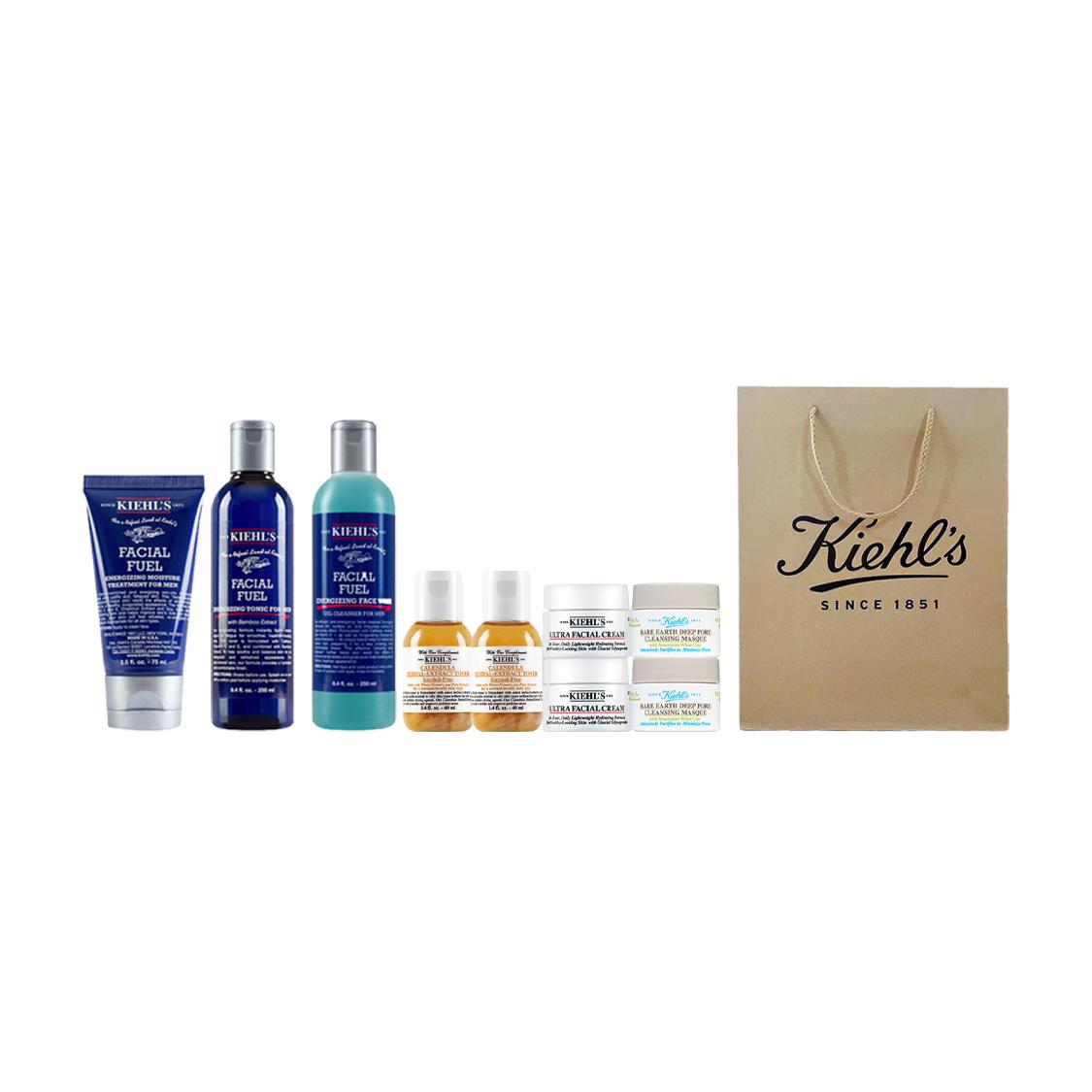 Kiehl s Men s Skincare Set Hydrating Moisturizing Cleaning Soothing Men s Active Hydrating Set