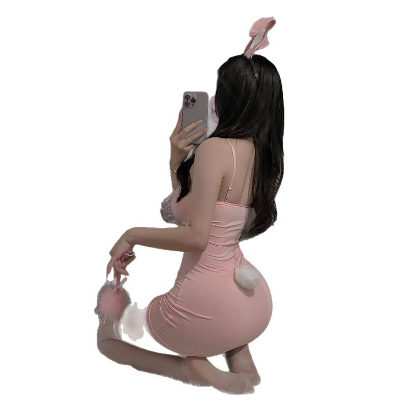 Sex Underwear Suspender Free Nightdress Uniform Suit Two-dimensional Bunny Girl Sexy Nightclub Hip Wrap