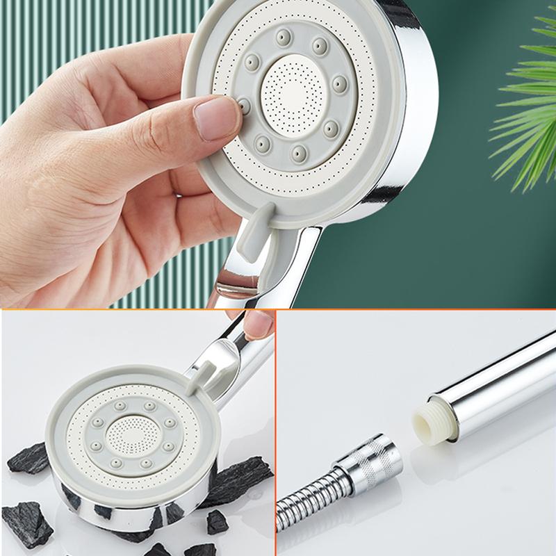 Adjustable 5 Modes Shower Head High Pressure Handheld Portable Water Saving Shower head with Hose Home Bathroom Accessories
