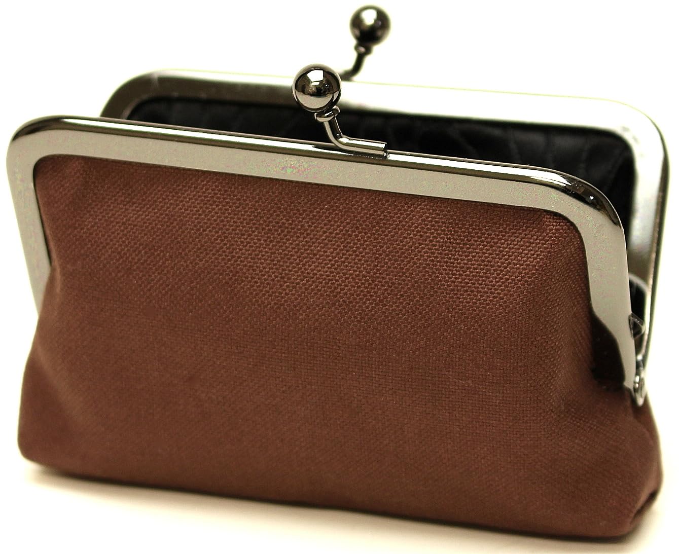 

Company Canvas Coin Purse Made in Japan Men s Wallet, 3.5 inches, Kyoto, (Brown)