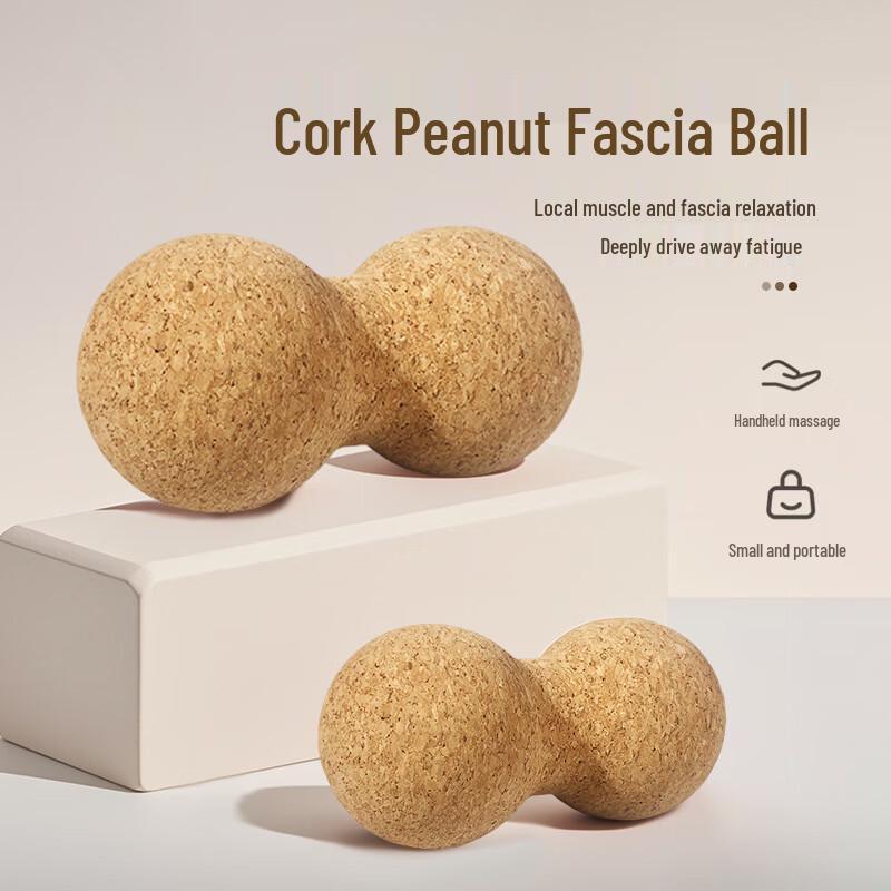 WEZHO Cork Peanut Massage Ball Set (6cm)