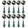 10 Pcs/Set Wax Seal Spoon Wax Sealing Melting Spoon Craft Supplies for Wax Seal Stamp Envelope Invitations Scrapbooking