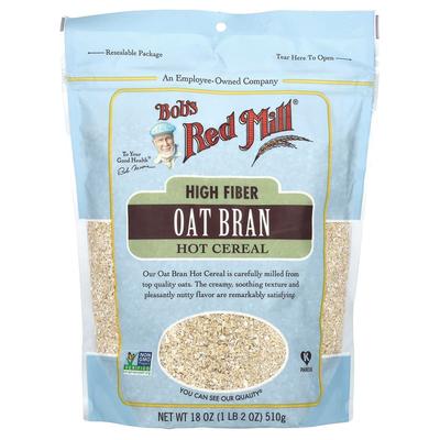 Bob's Red Mill High Fiber Oat Bran Hot Cereal 510g (18oz)