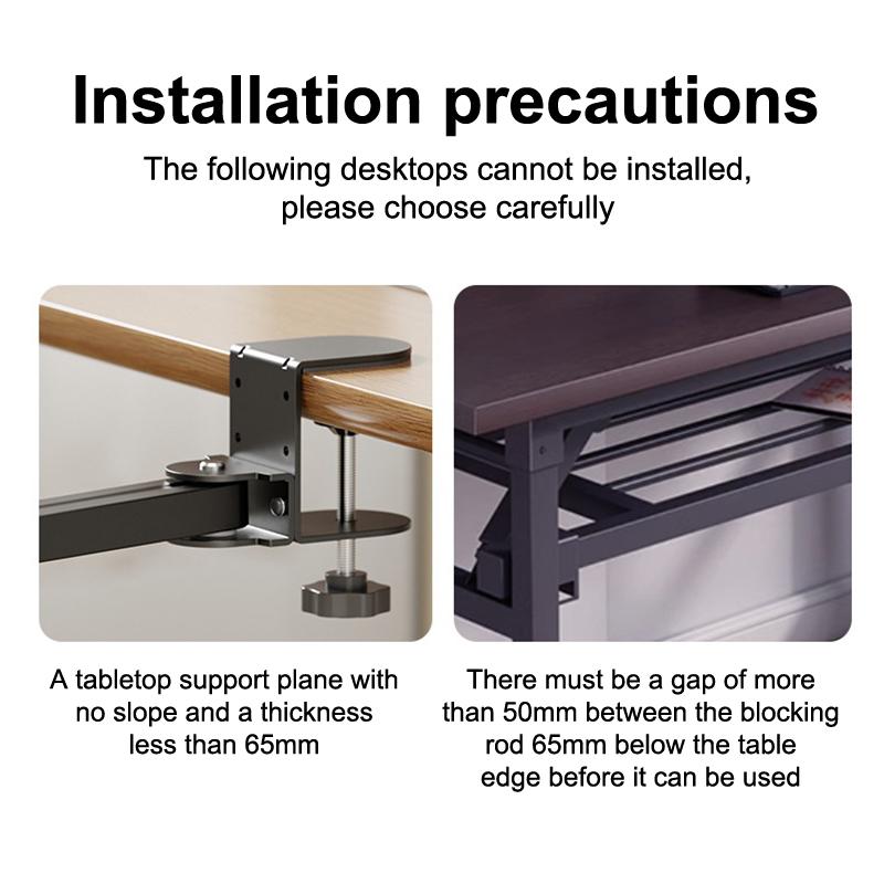 Computertisch Armauflage Ergonomische Armlehne Handgelenkstütze Verstellbar Drehbar Verlängerung Mauspad Armlehnenhalterung Für Zuhause Büro