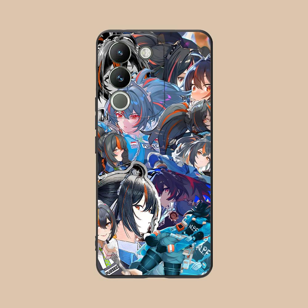 Zenless Zone Zero ZhuYuan Matte Mobile Phone Case for VIVO V60 V50 V40 V30 V29 V27 V25 V23 Pro Lite 5G Colorful Printing Cover