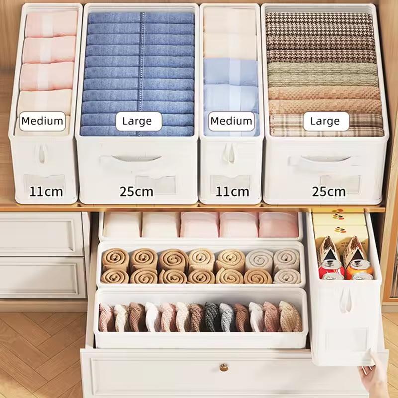 Drawer Organizer Underwear Socks Storage Box Panties Storage Boxes Clothes Organizer Cabinets Drawers Bedroom Wardrobe Case