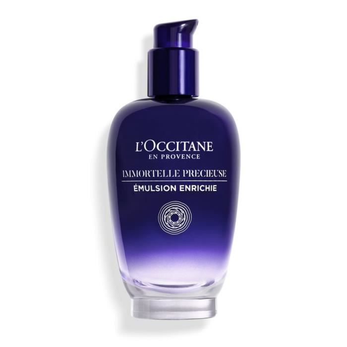 Emulsion - L'Occitane - Immortelle Précieuse - 75Ml - Tous Types De Peau - Sans Parabène