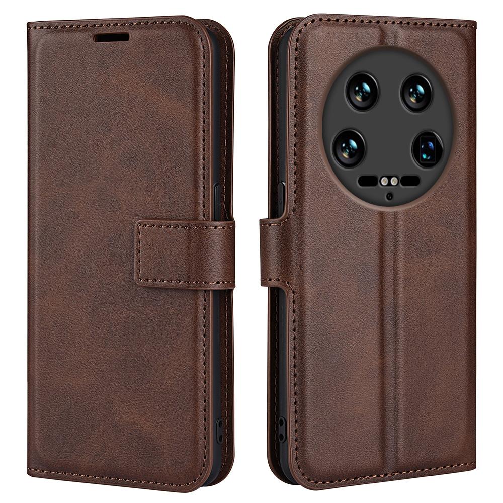 For Xiaomi 14 Ultra Case Calf Texture Leather Wallet Cell Phone Cover