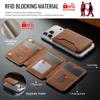 K2 Magnetic Card Pouch MagSafe Compatible Anti Skimming Triple Fold Wallet for Apple IPhone 16 Pro  Max  Mobile  Phone