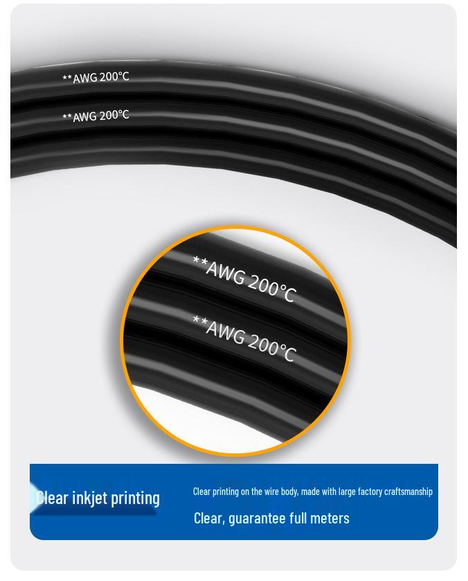 Kailan Ultra-Soft Silicone Wire 30A, High-Temperature Resistant for New Energy Lithium Batteries