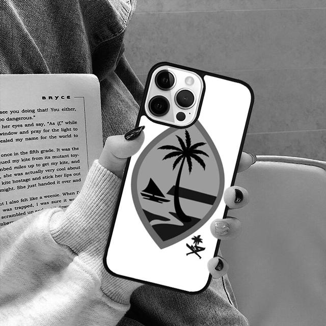 Guam Flag Phone Case Cover for iPhone 16 15 SE2020 13 14 11 12 Mini Pro Max 6 7 8 Plus  coque fundas Shell
