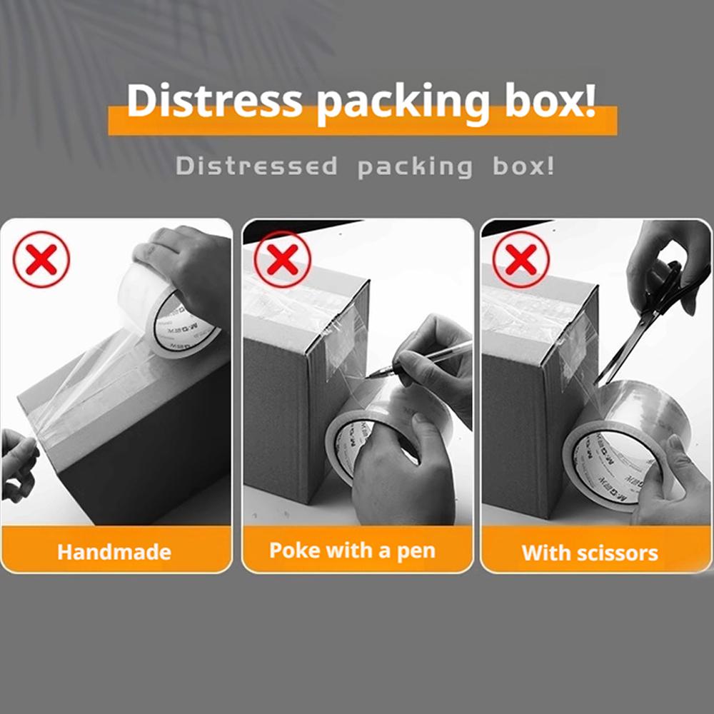 48mm Packaging Tape Dispenser 2" Metal Tape Cutter Packing Seal Dispenser, Random Color