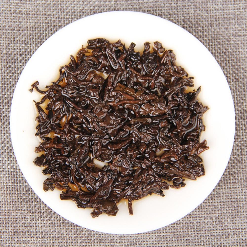 Yunnan Puer Ripe Tea Cake 357g Ancient Tree Golden Bud
