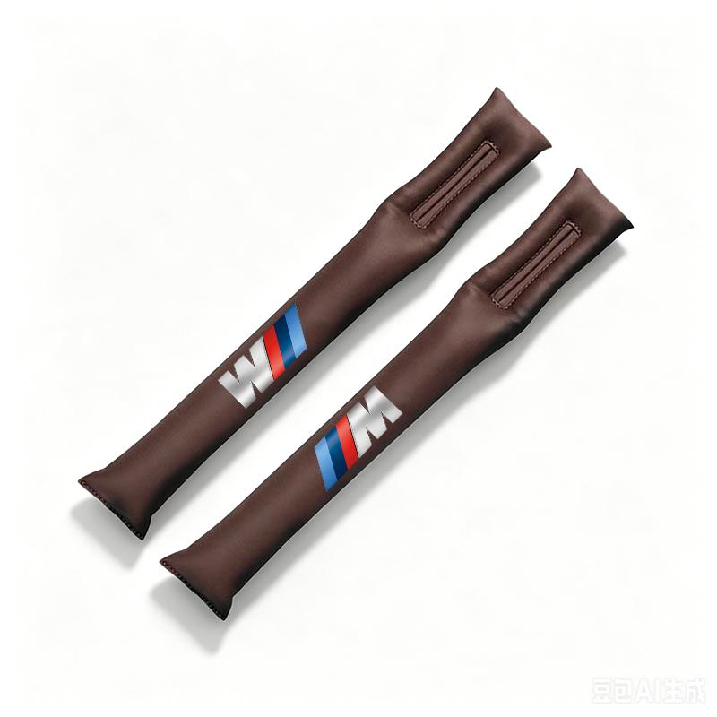 2Pcs Car Seat Gap Filler Strip Soft Pads Leather For BMW E46 E90 E60 F30 F10 E39 E36 F20 G20 G30 E92 E87 E91 X5 E70 F11 E30 F31 VM4