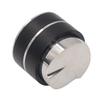 51mm Coffee Distributor Tamper Gravity Distribution Tool Coffee Leveler with 3 Slope Stainless Steel Base Black