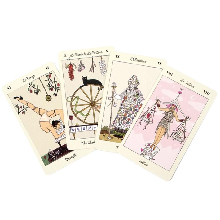 Carlotydes Tarot Deck Card Divination-Board Game Fortune Telling Game for Women