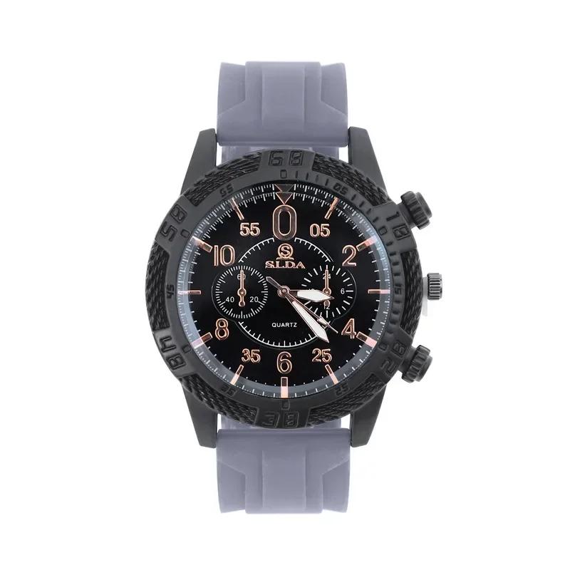Fashion Calendar Silicone Tape Watch Classic Fashion Trend High-grade Temperament Men's Watch for Men