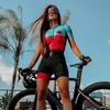 2026 Woman Triathlon Cycling Skinsuit Summer Short Sleeve Swimwear Custom Bike Jersey Clothes Jumpsuit Ropa Ciclismo