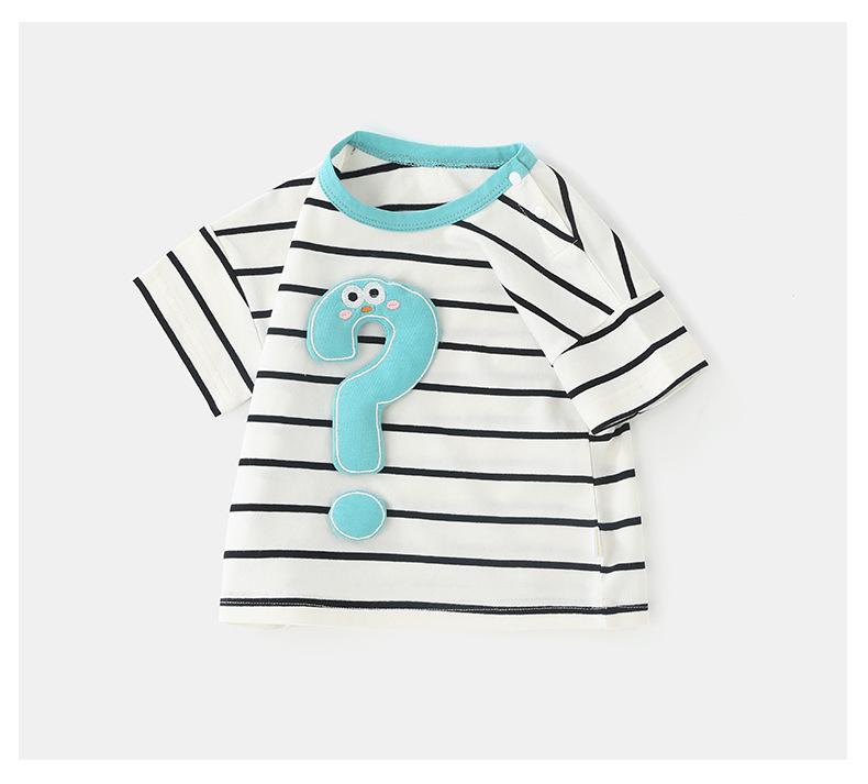 DUUDUU 2025 Summer Korean Style Boys' Short-Sleeved Baby Top & Shorts Set