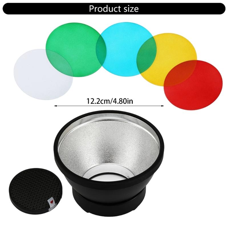 ADR14 Standard Reflector Light Diffuser With Honeycomb 5Color Filter For AD300Pro Flash Professional Photography