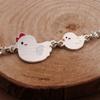 [As Little] Baby Silver Bracelet Kids Children Silver 925 Chicken Chick Zodiac Sign