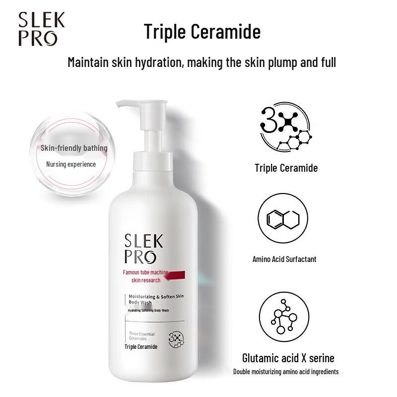 Slek PRO Hydrating Softening Body Wash 700ml