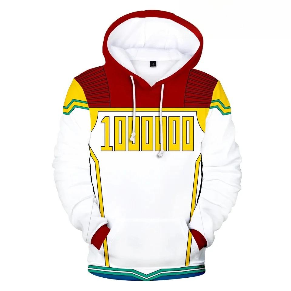 

Моя Геройська Академія Мідорія Ізуку Всемогутній Косплей Костюм Шкільна Форма Boku No Hero Academia 3D Друк Чоловічі Толстовки Світшоти 6XL