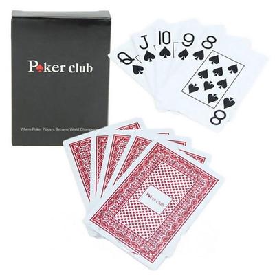 100% PLASTIC New Poker Size Good Playing Cards Excellent