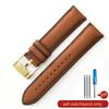 For Fossil Fs4813 Fs4735 Q Smart Series Men's Genuine Cow Leather  Sweatproof Breathable Watchbands with Needle Buckle  22 24mm