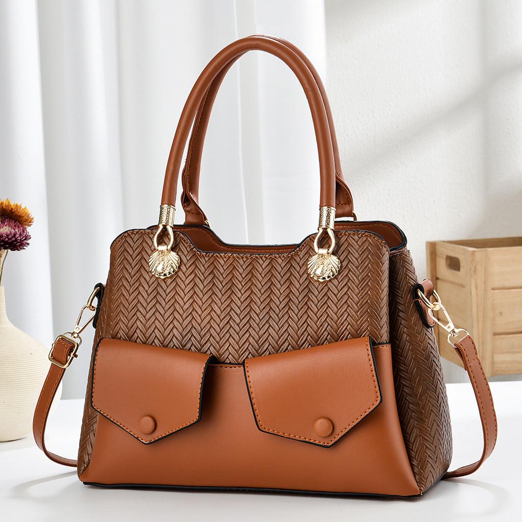 Fashion Womens Pu Shoulder Bag With Zipper Closure For Daily Use