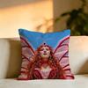 Popular Singer CChappell Roan Pillow Case Square DoubleSided Sofa Cushion Cover Bedroom Bedside Pillow