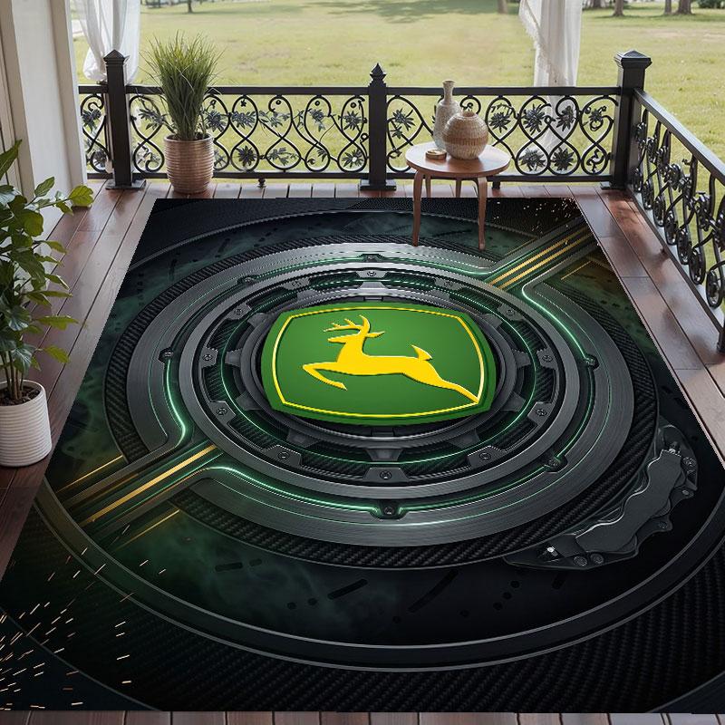Měkký koberec na podlahu s motivem John Deere, kusový koberec, dekorativní podložka pro dekoraci domácího pokoje