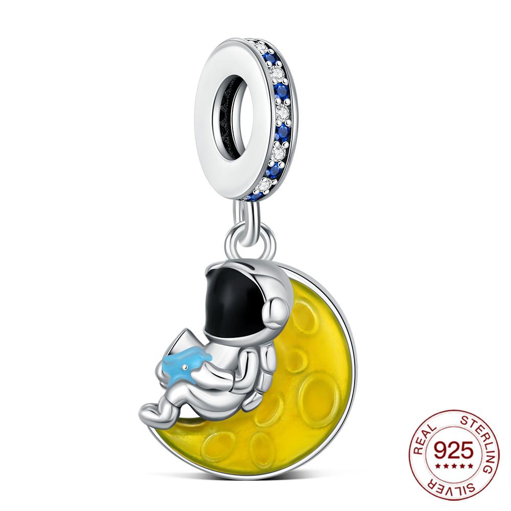 Copper Original Charms Sun Moon Pendants Fit Classic Bracelet Diy For Bracelet Women Fashion Jewelry Diy Gift