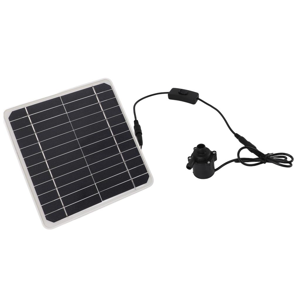 50W Solarbetriebene Wasserpumpe Solarpanel-Kit 24-Stunden-Betrieb Solarpanel-Wasserbrunnen-Pumpen-Kit