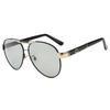 Pochromic Sunglasses UV400 Light Shield Color Changing Lenses Men's Anti Glare Driving Glasses for Day and Night Use