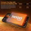 OUKITEL WP66 5G Rugged Smartphone 36+512GB 6.58'' Screen 11000mAh Unbreakable Mobile Phone Android 16 108MP Dual SIM/NFC Black