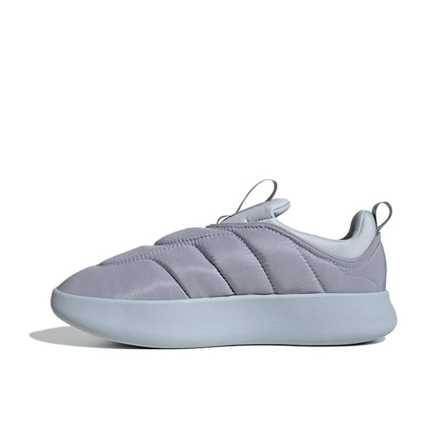 Adidas Adipuff Trendy Mote Sklisikre Slitesterke Lavsko Fritidssko Unisex Fritidssko Grå Blå JP7707