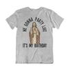 Jesus Party Like Its My Birthday Kids Christmas T-Shirt Funny Xmas Gift