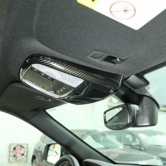 For 2015- Chrysler 300 Carbon Fiber Interior Front Reading Light Cover Trim