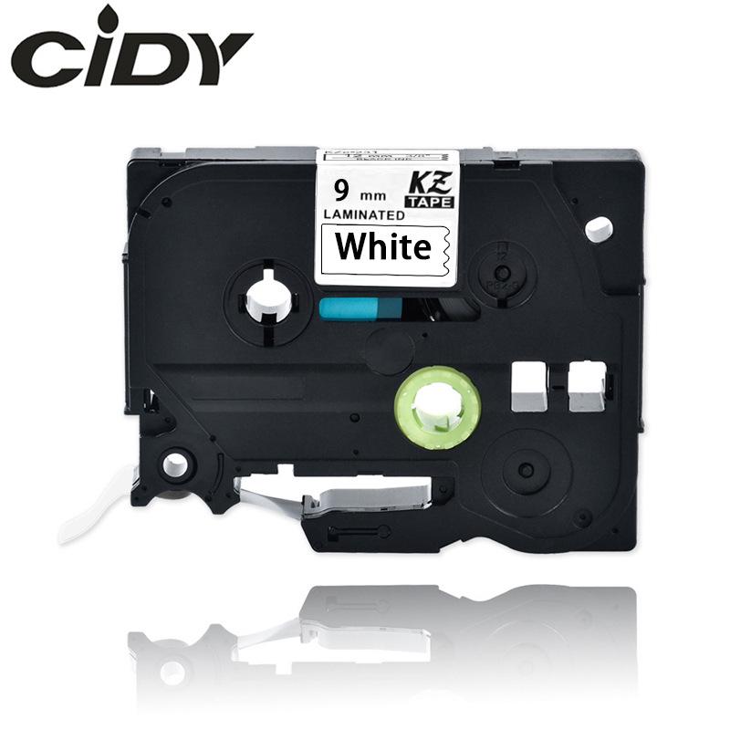 Brother Label Maker Ribbon: TZe Premium Strong Adhesive Sticker, White Background, Black Text, 12mm 