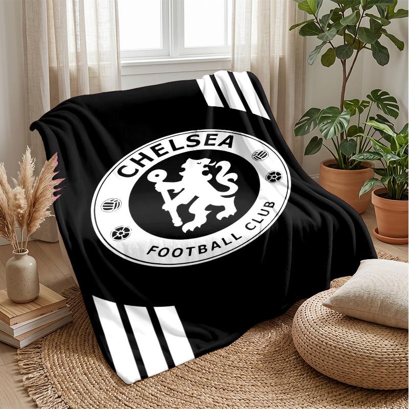 Chelsea FC Theme blanket Soft Flannel Fleece Blanket Warm Lightweight Throw Blanket for Home Sofa Bed