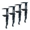 Christmas Stocking Holders Adjustable Mantle Christmas Sock Hook Anti-slip Fireplace Stocking Rack Multi-use Hooks for Xmas Party Decoration